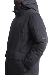 Marc O'Polo Outdoorjacke aus Micro-Canvas Dunkelgrau/Schwarz/Grau/Dunkelblau