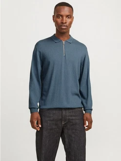 JACK & JONES Pullover JJEEmil Grau/Dunkelblau/Blau/Hellblau JACK & JONES Pullover JJEEmil Grau/Dunkelblau/Blau/Hellblau