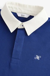 Next Rugbyshirt  Blau/Dunkelblau/Hellblau