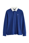 Next Rugbyshirt  Blau/Dunkelblau/Hellblau