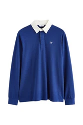 Next Rugbyshirt  Blau/Dunkelblau/Hellblau