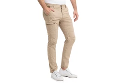 SUBLEVEL Chinohose Herren Jeans Sweatpant Flexibel Bequem Khaki/Beige