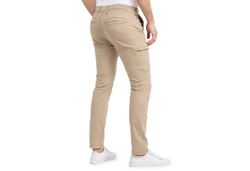 SUBLEVEL Chinohose Herren Jeans Sweatpant Flexibel Bequem Khaki/Beige