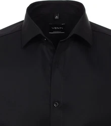 VENTI Blusenshirt Kent Modern Fit NOS V0232A Schwarz