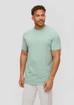 s.Oliver Kurzarmshirt T-Shirt mit kleinem Logo-Print Grün/Hellgrün/Türkis