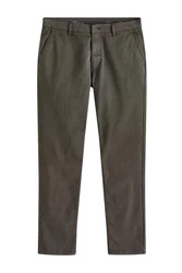 Next Chinohose Slim Fit Motionflex Khaki/Dunkelgrün