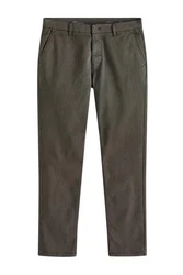 Next Chinohose Slim Fit Motionflex Khaki/Dunkelgrün