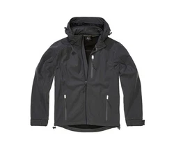 Brandit Softshelljacket Hurricane Grau/Dunkelgrau/Schwarz