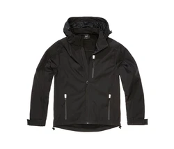 Brandit Softshelljacket Hurricane Schwarz/Grau