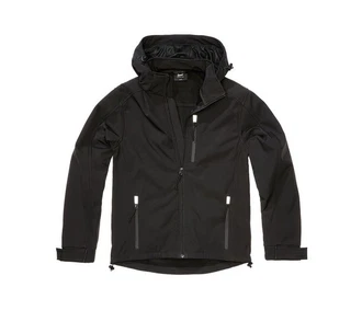Brandit Softshelljacket Hurricane Schwarz/Grau