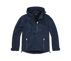Brandit Softshelljacket Hurricane Dunkelblau/Hellblau