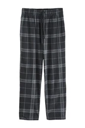 Pyjamahose Lange, strukturierte Schlafanzughose mit Bndchen (1-tlg)