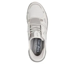 Skechers GLIDE-STEP PRO Slip-On Sneaker Grau/Weiß/Hellgrau