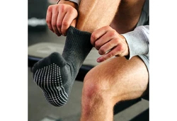 OCCULTO Basicsocken Herren Stoppersocken Modell Andi Schwarz/Dunkelgrau/Grau