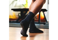 OCCULTO Basicsocken Herren Stoppersocken Modell Andi Schwarz/Dunkelgrau/Grau