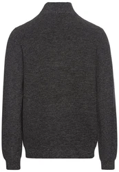 camel active Troyer Strickpullover Dunkelgrau/Grau/Hellgrau