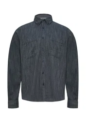 s.Oliver Langarmhemd Dunkelblau/Schwarz/Grau/Blau