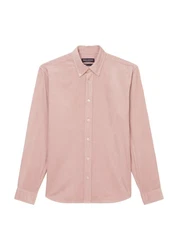 Marc O'Polo Langarmhemd mit Button-Down-Kragen Rosa