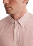 Marc O'Polo Langarmhemd mit Button-Down-Kragen Rosa