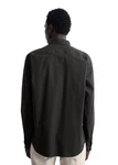 Marc O'Polo Langarmhemd Dunkelgrün/Khaki/Schwarz