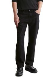 Straight-Jeans aus Bio-Baumwoll-Mix