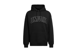 Unfair Athletics Hoodie Curved 3D Embroidery Schwarz/Dunkelgrau/Rot/Grau