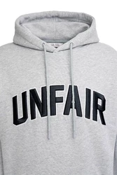 Unfair Athletics Hoodie Curved 3D Embroidery Grau/Dunkelgrau/Blau/Rot