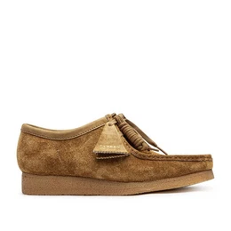 Clarks Wallabee Hairy Suede (Hellbraun) Sneaker