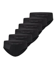 Camano Slip Herren Slips 6er Pack Gelb/Schwarz/Dunkelrot/Rosa/Dunkelgrau
