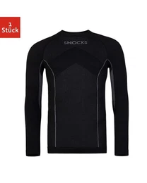 Thermounterhemd Thermoshirt mit Daumenloch fr Herren (1-St) perfekt fr Wintersportaktivitten, atmungsaktiv und wrmeisolierend
