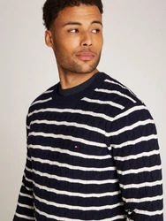 TOMMY HILFIGER Pullover 'Classic' desert sky/ivory petal
