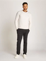 TOMMY HILFIGER Pullover 'Classic' Weiß/Creme/Beige/Braun