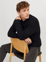 Jack & Jones Pullover JCOZION Schwarz/Dunkelblau