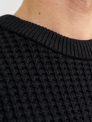 Jack & Jones Pullover JCOZION Schwarz/Dunkelblau
