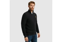 PME LEGEND Strickpullover Troyer Schwarz/Dunkelgrau/Gelb/Grau/Dunkelgrün