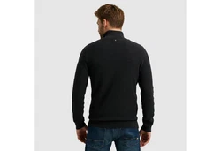 PME LEGEND Strickpullover Troyer Schwarz/Dunkelgrau/Gelb/Grau/Dunkelgrün