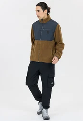 WHISTLER Fleecejacke Sprocka Braun/Hellblau/Beige/Grau