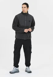 WHISTLER Fleecejacke Sprocka Dunkelgrau/Schwarz/Grau