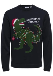 Strickpullover Pullover XMAS PLACE Strickpullover R-Neck (1-tlg)