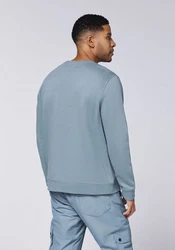 Chiemsee Sweatshirt mit Jumper-Motiv und Schriftzug (1) Hellblau/Blau