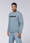 Chiemsee Sweatshirt mit Jumper-Motiv und Schriftzug (1) Hellblau/Blau