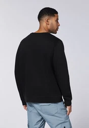 Chiemsee Sweatshirt mit Jumper-Motiv und Schriftzug (1) Schwarz/Braun/Gelb/Grün