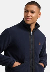Indicode Winterjacke INFenado Dunkelblau/Braun