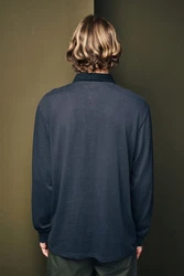 Next Rugbyshirt  Grau/Dunkelgrau/Schwarz/Dunkelblau