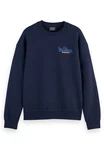 Scotch & Soda Sweatshirt Pullover Dunkelblau/Blau
