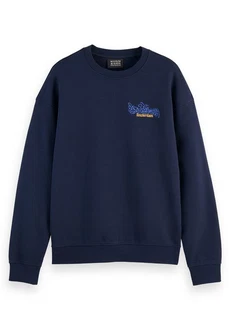 Scotch & Soda Sweatshirt Pullover Dunkelblau/Blau