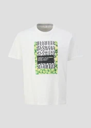 s.Oliver Kurzarmshirt Jerseyshirt mit Artwork 