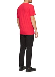 s.Oliver T-Shirt mit V-Ausschnitt Rosa/Rot