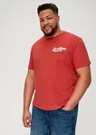 s.Oliver Kurzarmshirt T-Shirt Rot/Braun