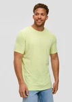 s.Oliver Kurzarmshirt Baumwoll-T-Shirt mit Logo Grün/Neonfarben/Hellgrün/Türkis